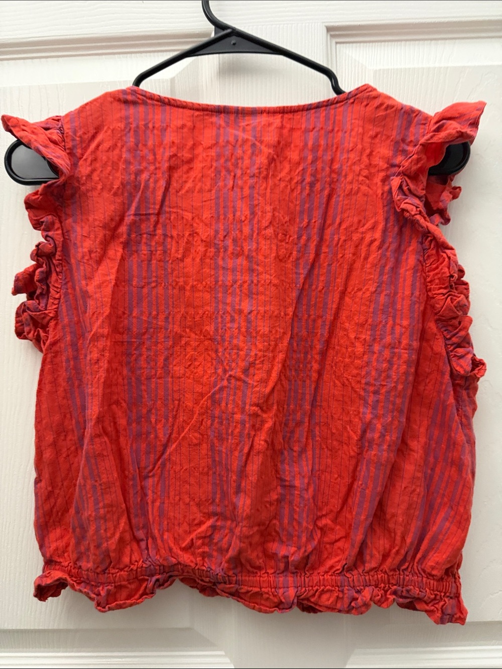 Universal Thread Red Ruffled Wrap Maxi Dress - Picture 3 of 5